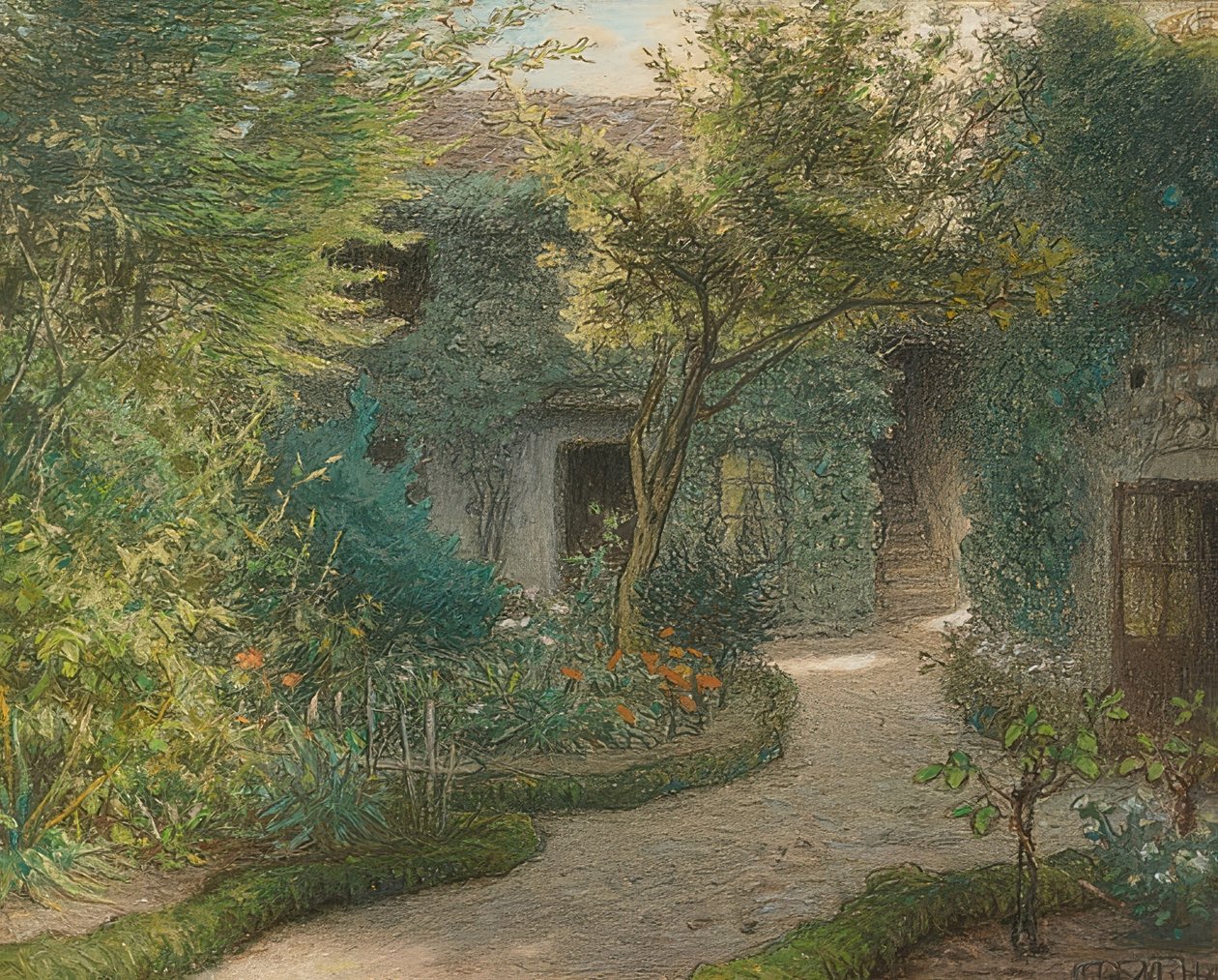 Théodore Rousseaun talo Barbizonissa tekijältä Jean Francois Millet