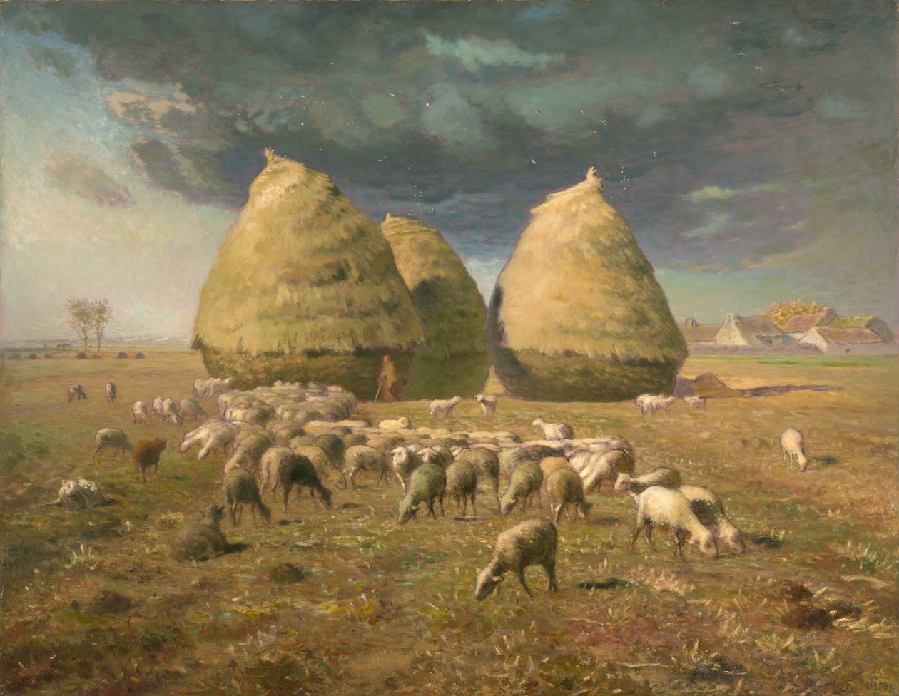 Heinäsuovia: 1874 tekijältä Jean Francois Millet