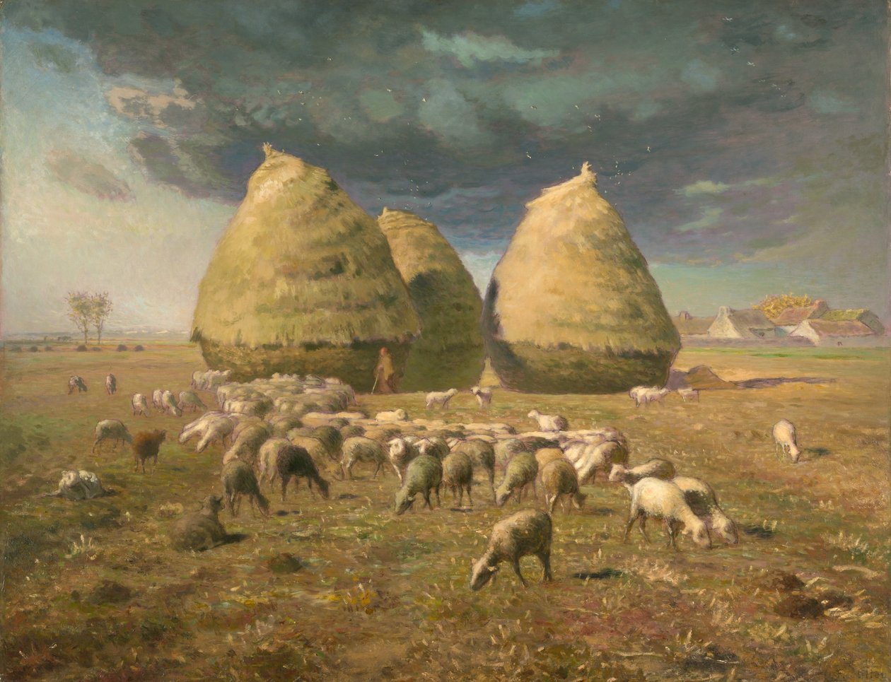 Heinäsuovat: Syksy, n. 1874. tekijältä Jean Francois Millet