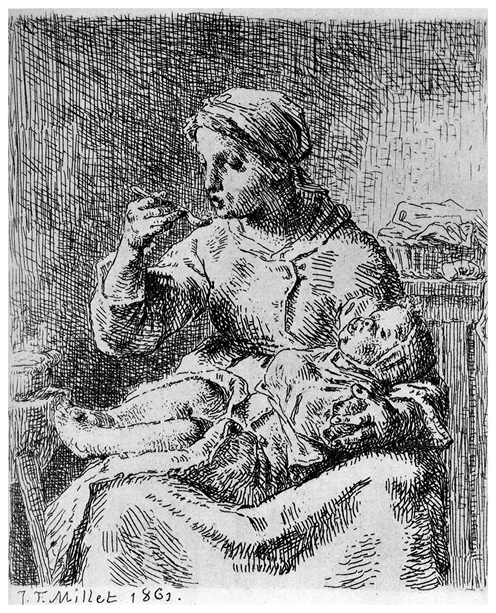 Puuro, 1861 1924 tekijältä Jean Francois Millet