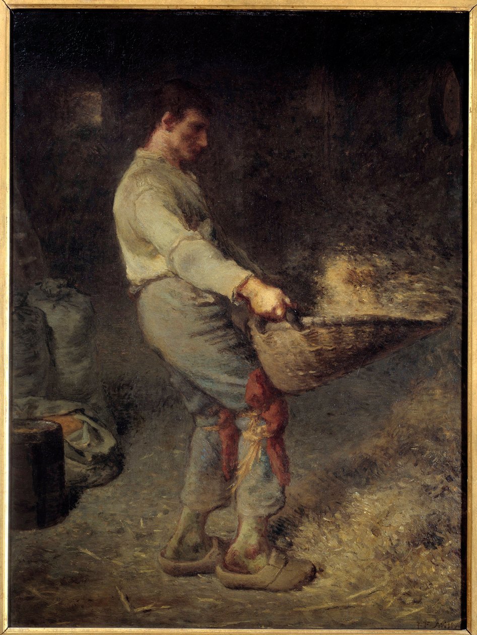 Jean Francois Milletin (1814-1875) voittajan maalaus 1868 su. 0,79 x 0,58 m Pariisi, Orsay-museo tekijältä Jean Francois Millet
