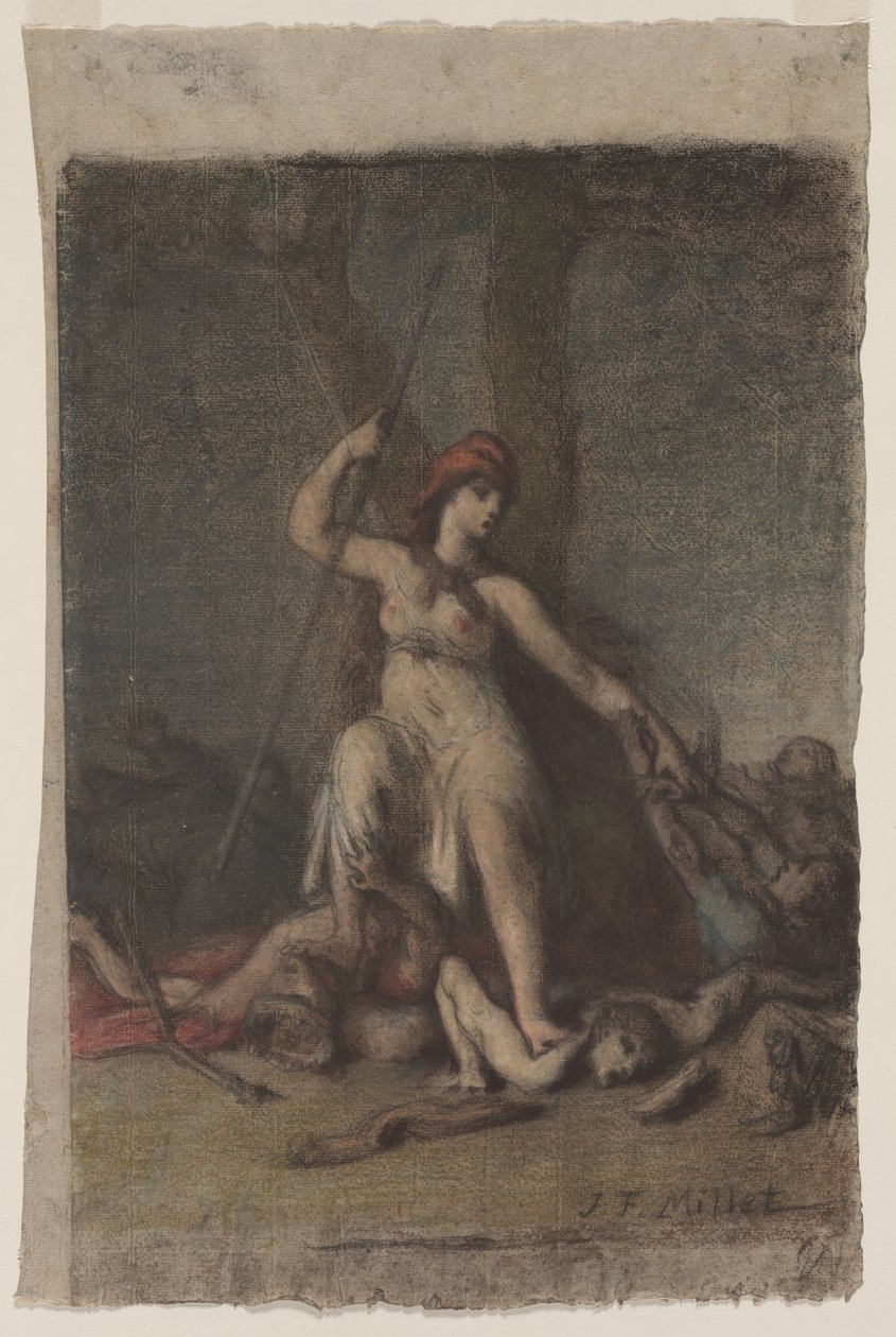 Liberty, luultavasti 1848. tekijältä Jean Francois Millet