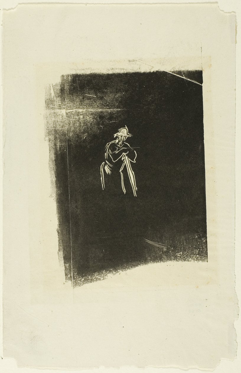 Mies lepää lapionsa päällä tekijältä Jean Francois Millet