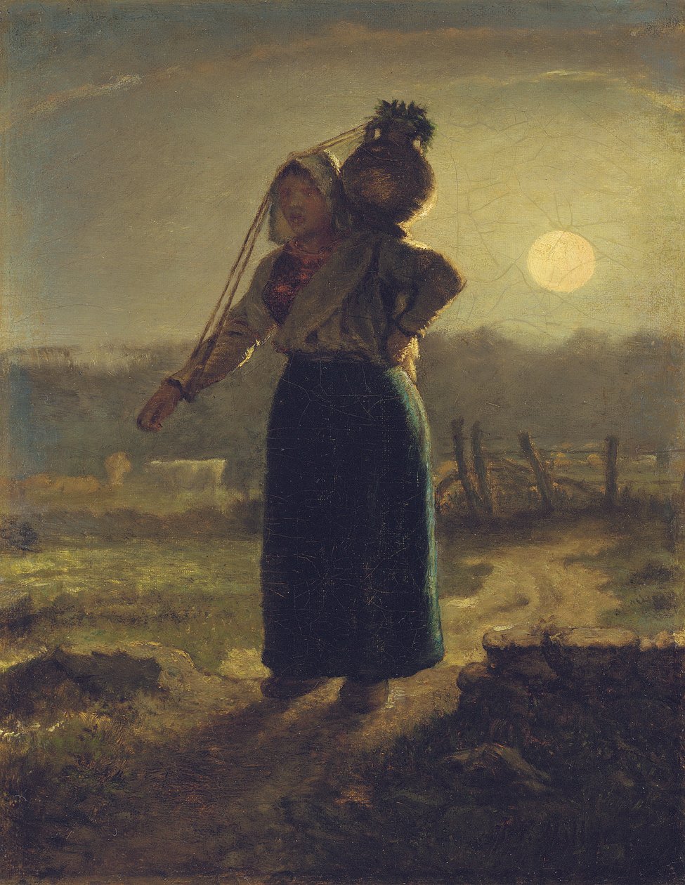 Norman lypsyneito, 1853-54 tekijältä Jean Francois Millet