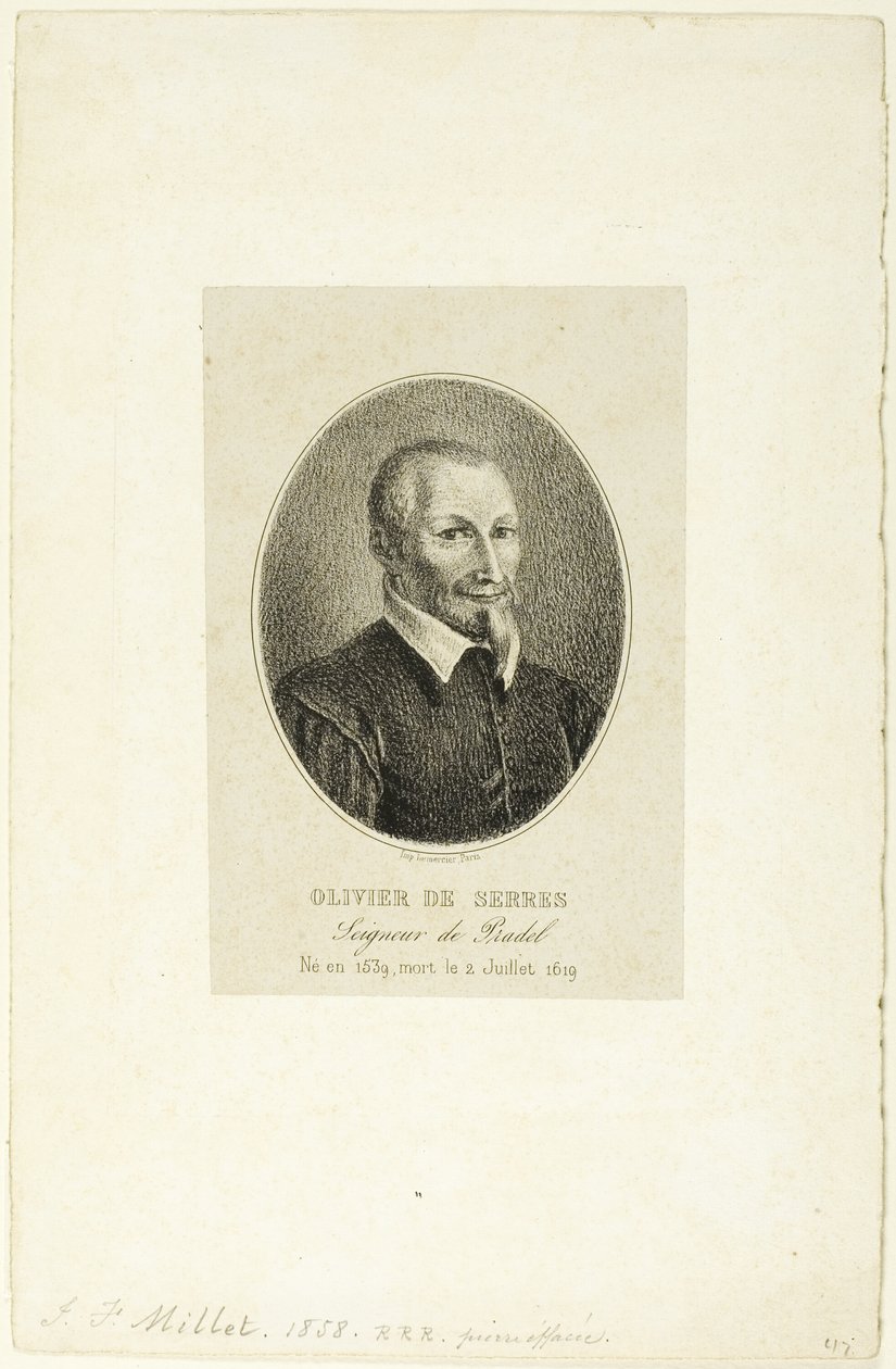 Olivier de Serres tekijältä Jean Francois Millet