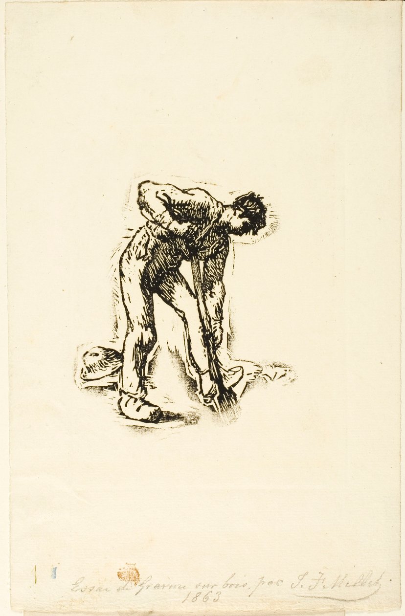 Talonpoikien kaivaminen tekijältä Jean Francois Millet