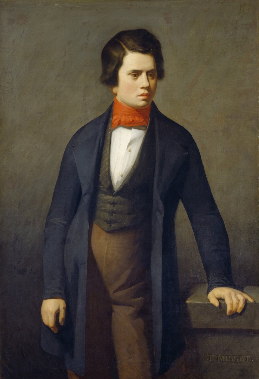 Leconte de Lislen muotokuva 1818-1894 tekijältä Jean Francois Millet