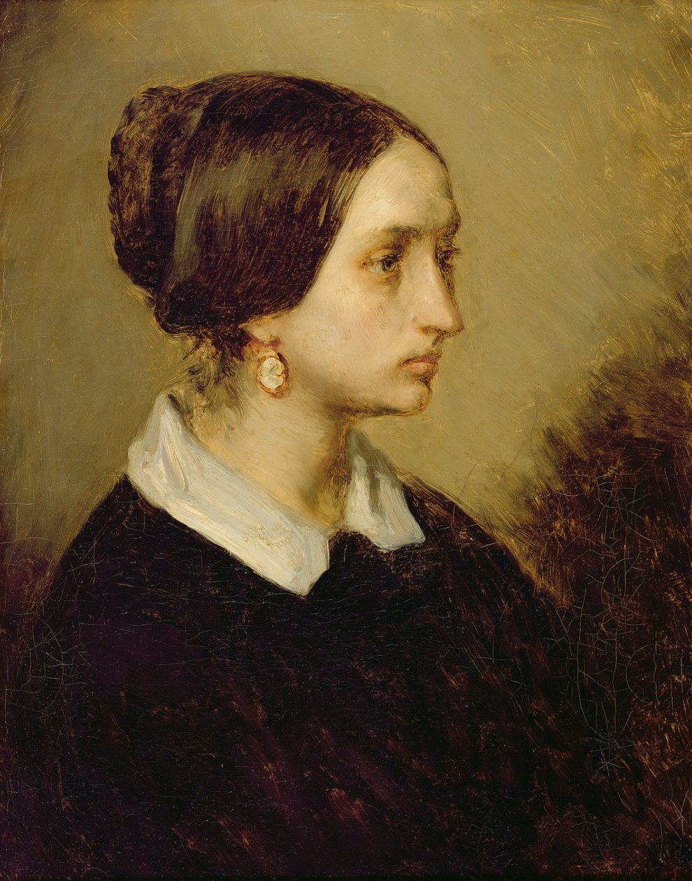 Madame Onon muotokuva, 1844 tekijältä Jean Francois Millet