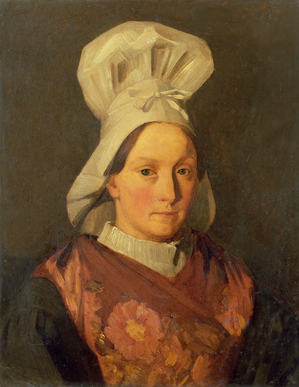 Taiteilijan sisaren Emilyn muotokuva, n. 1841-45 tekijältä Jean Francois Millet