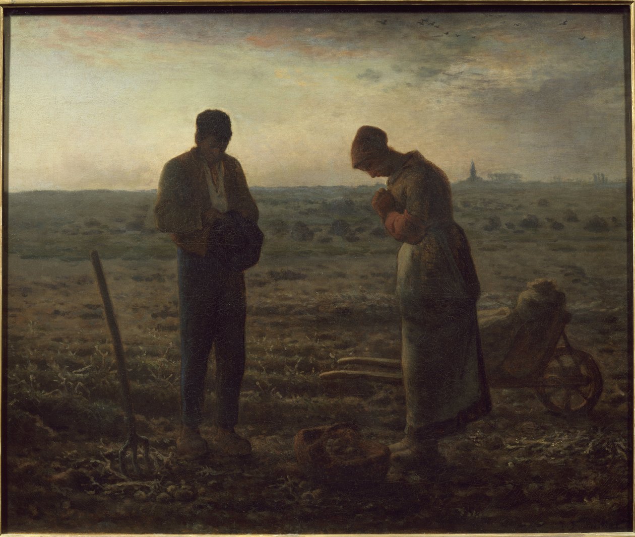 Angelus - öljy kankaalle tekijältä Jean Francois Millet