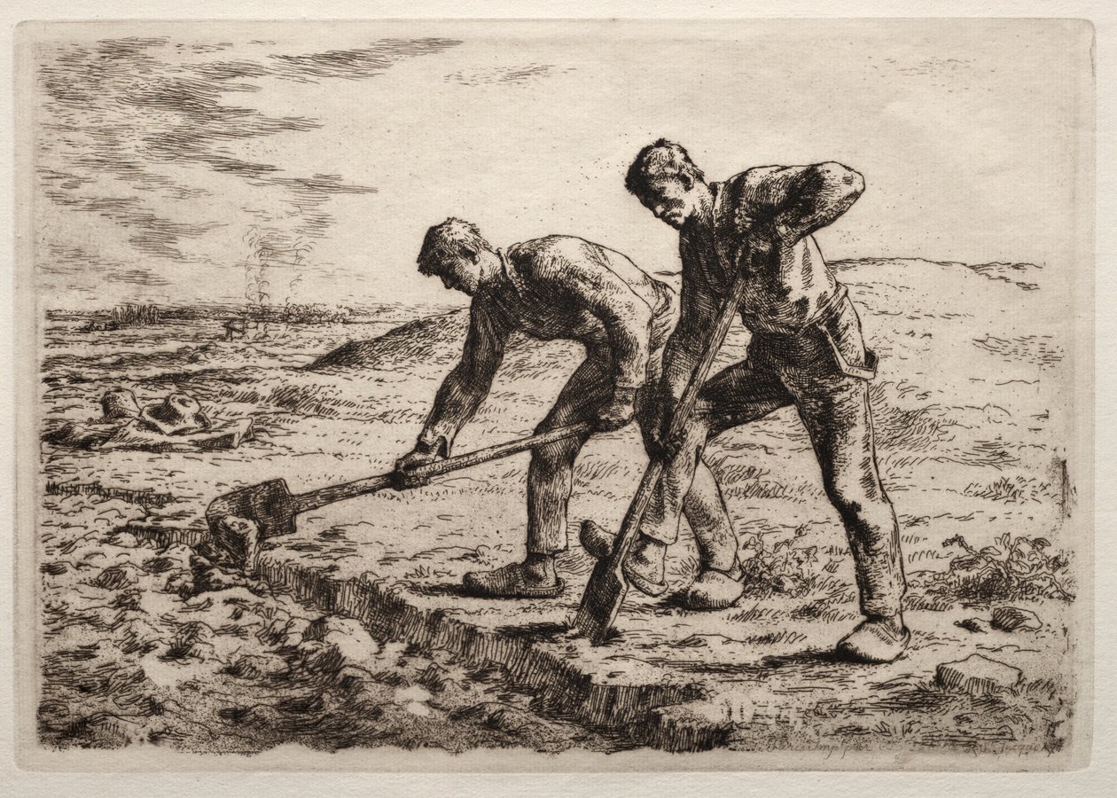 Kaivajat. tekijältä Jean Francois Millet