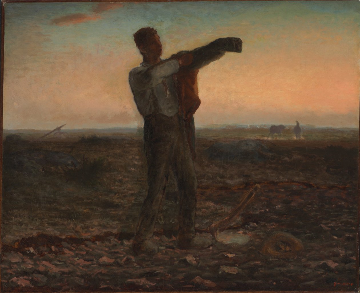 Päivän loppu, illan vaikutus tekijältä Jean Francois Millet