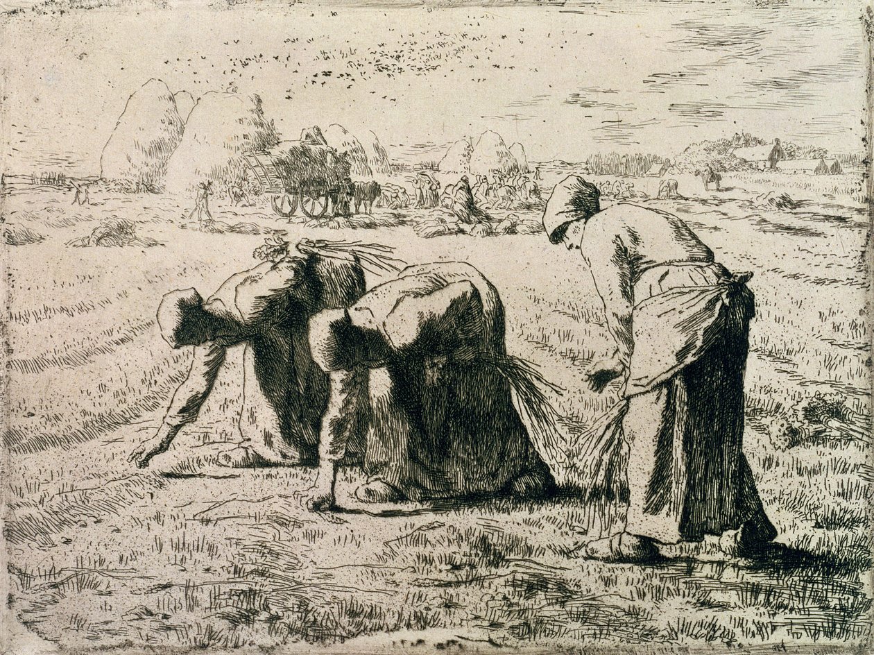 The Gleaners, 1855 tekijältä Jean Francois Millet