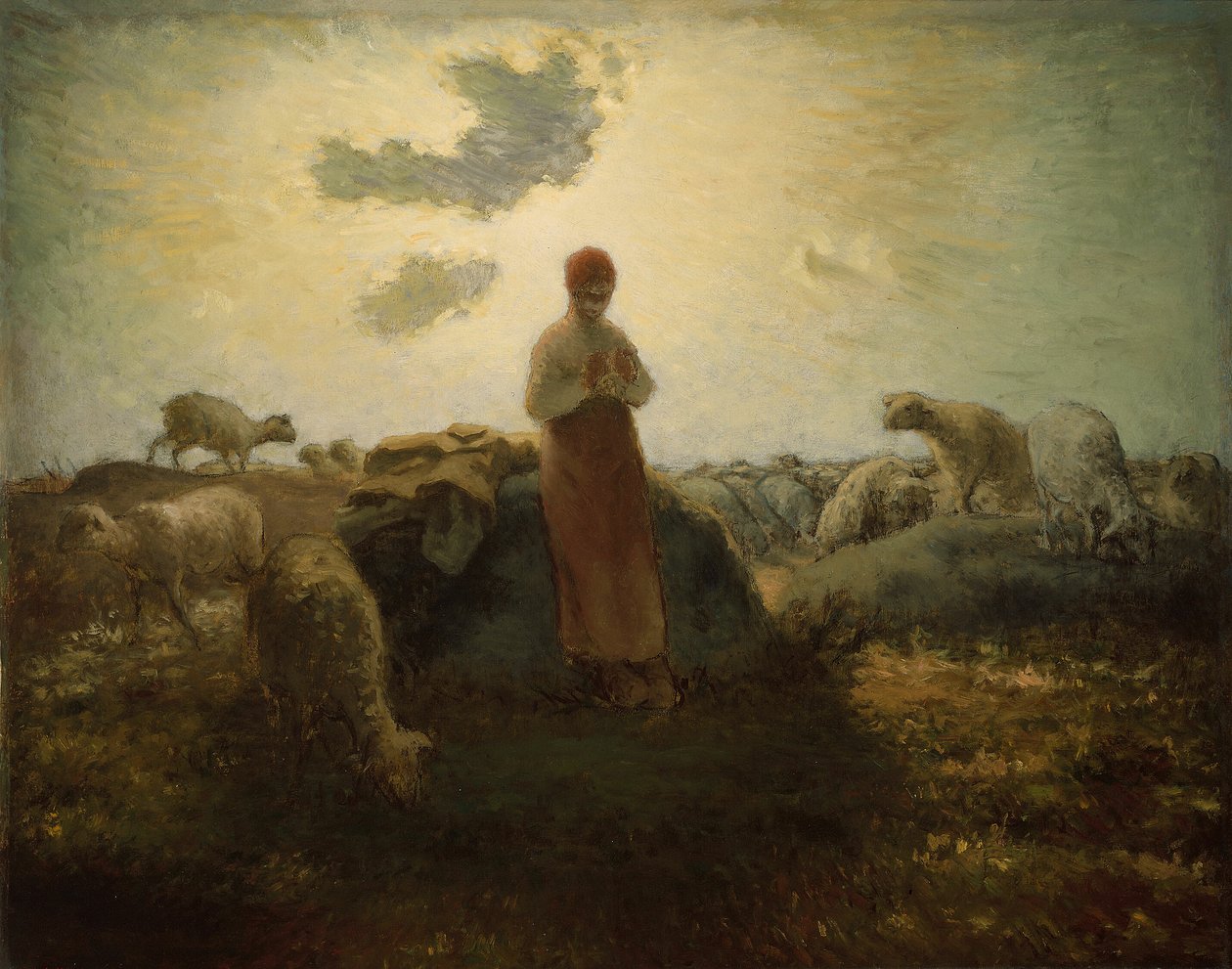 Laumanvartija tekijältä Jean Francois Millet