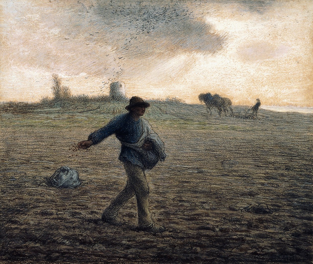 Kylväjä, tekijältä Jean Francois Millet