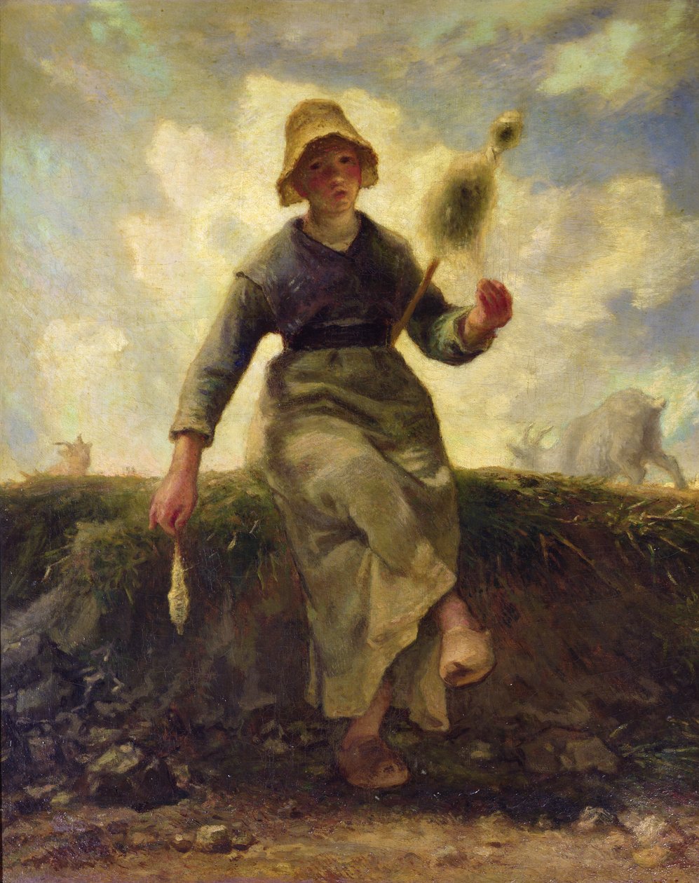 Spinner, Auvergnen vuohipaimen tekijältä Jean Francois Millet
