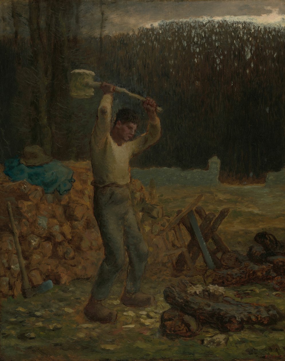 Puusilppuri, 185866. tekijältä Jean Francois Millet