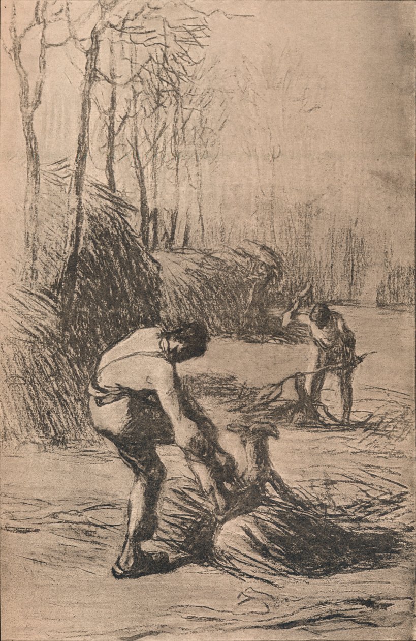 The Woodcutters, c1853 tekijältä Jean Francois Millet