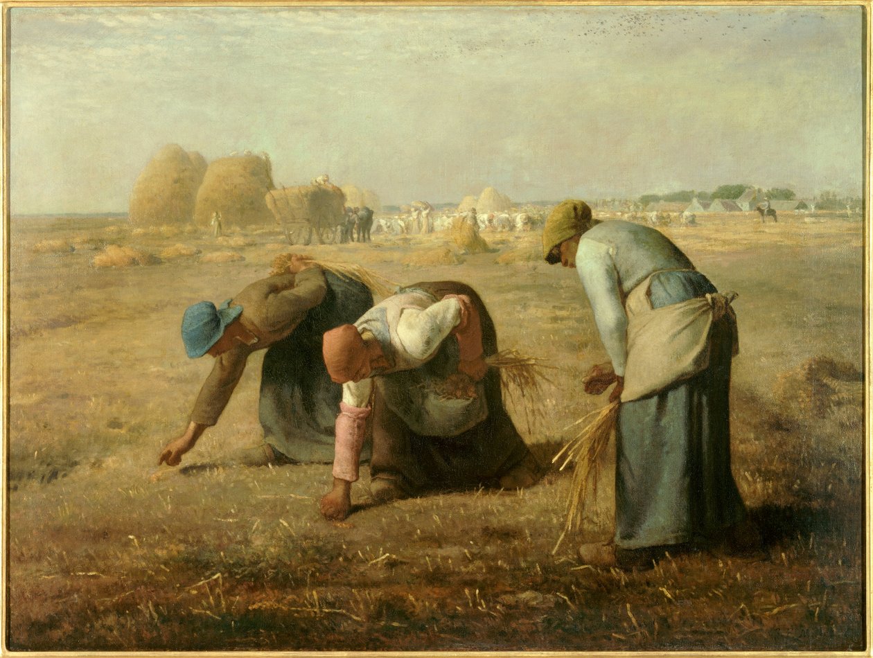 Keräilijät. Jean Francois Milletin (1814-1875) maalaus tekijältä Jean Francois Millet
