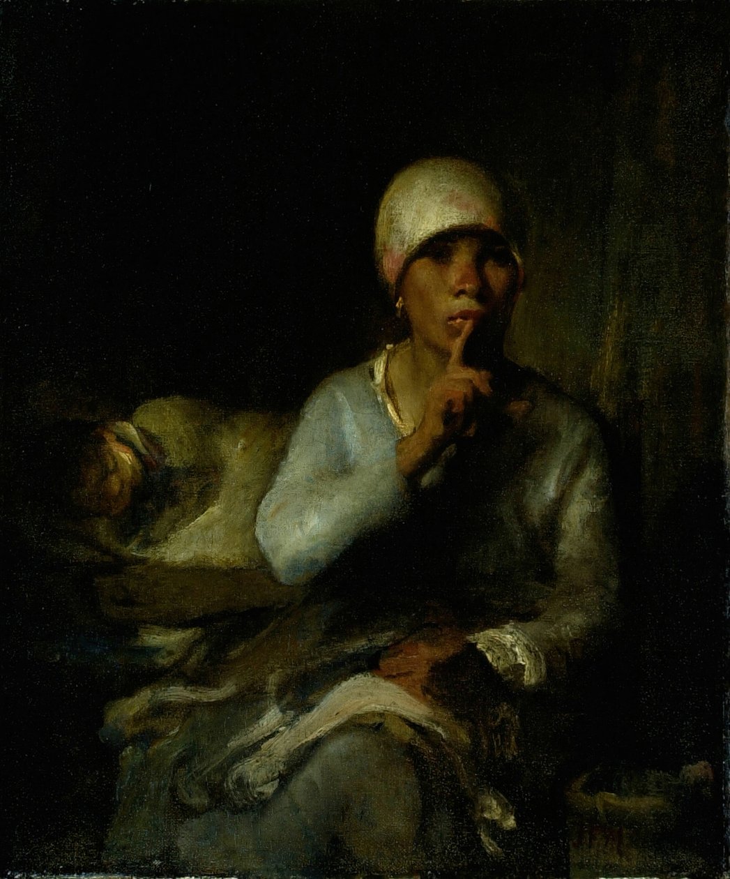 Naisen ja lapsen hiljaisuus, 185560. tekijältä Jean Francois Millet