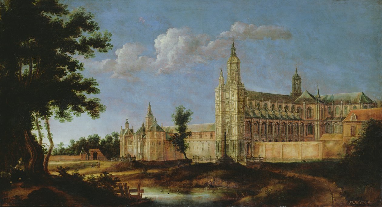 Näkymä vuonna 647 perustetulle Saint-Amand-les-Eaux
