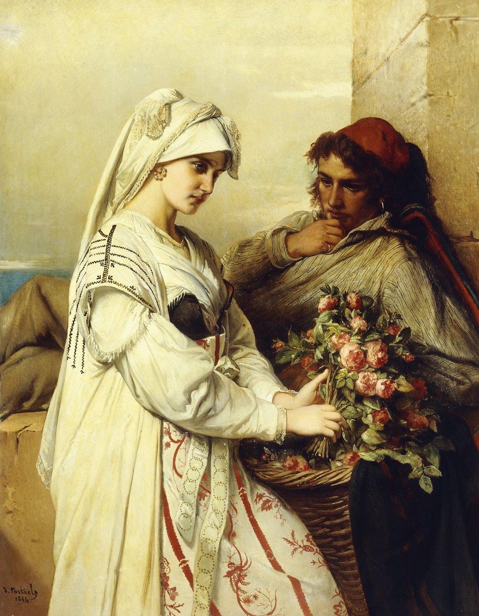 Idylli, 1864 tekijältä Jean Francois Portaels