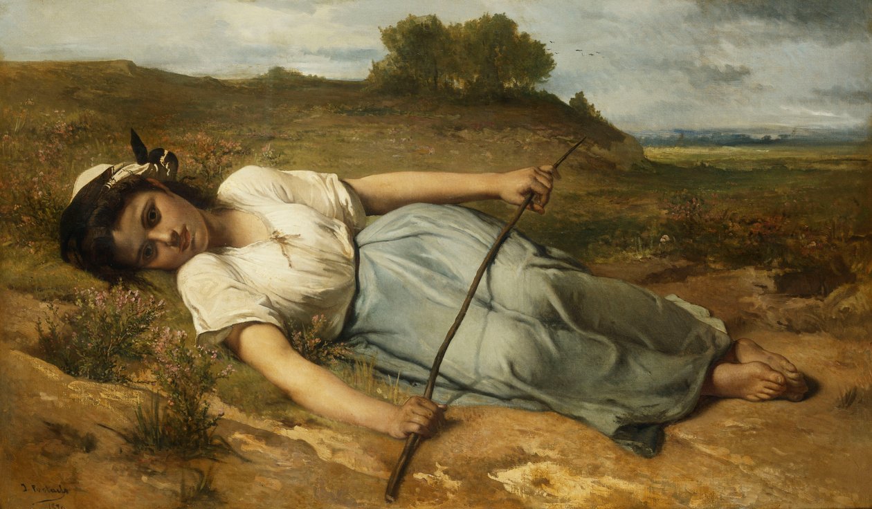 Paimentar, 1870 tekijältä Jean Francois Portaels