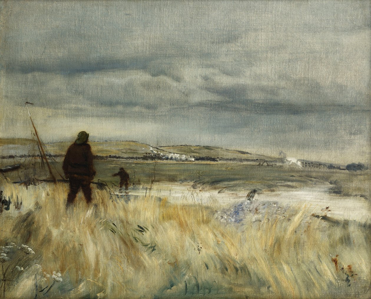 Bretonin kalastajat; Bretonilaiset kalastajat, tekijältä Jean Francois Raffaelli