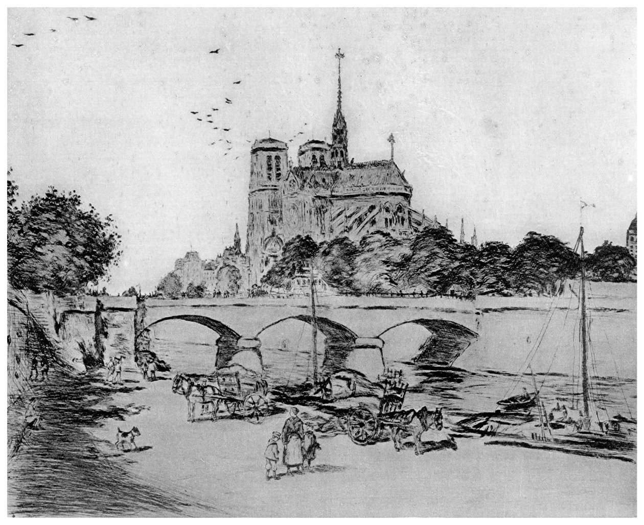 Our Lady, c1870-1920 1924 tekijältä Jean Francois Raffaelli