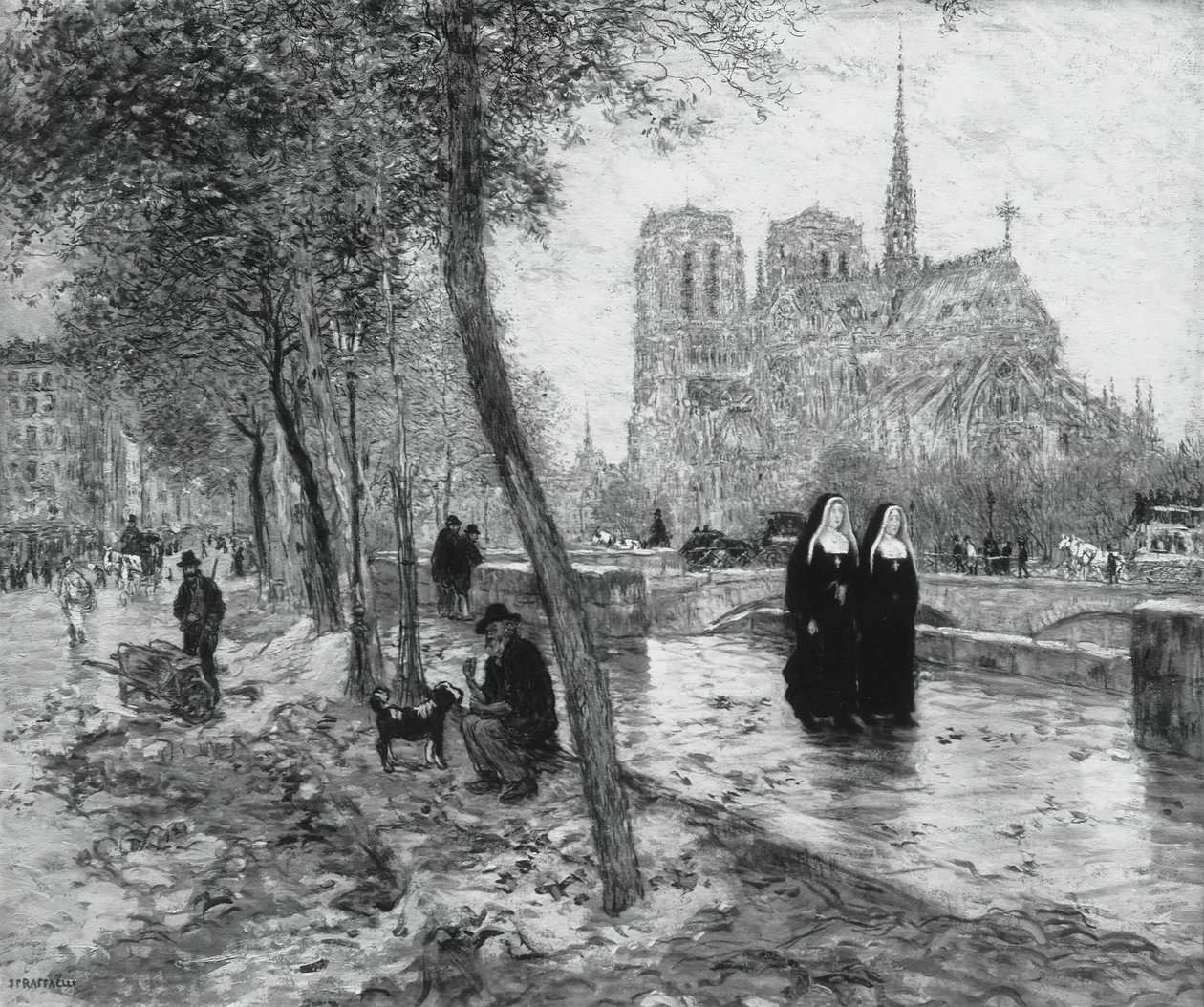 Pariisin Neitsyt Maria, 189095. tekijältä Jean Francois Raffaelli