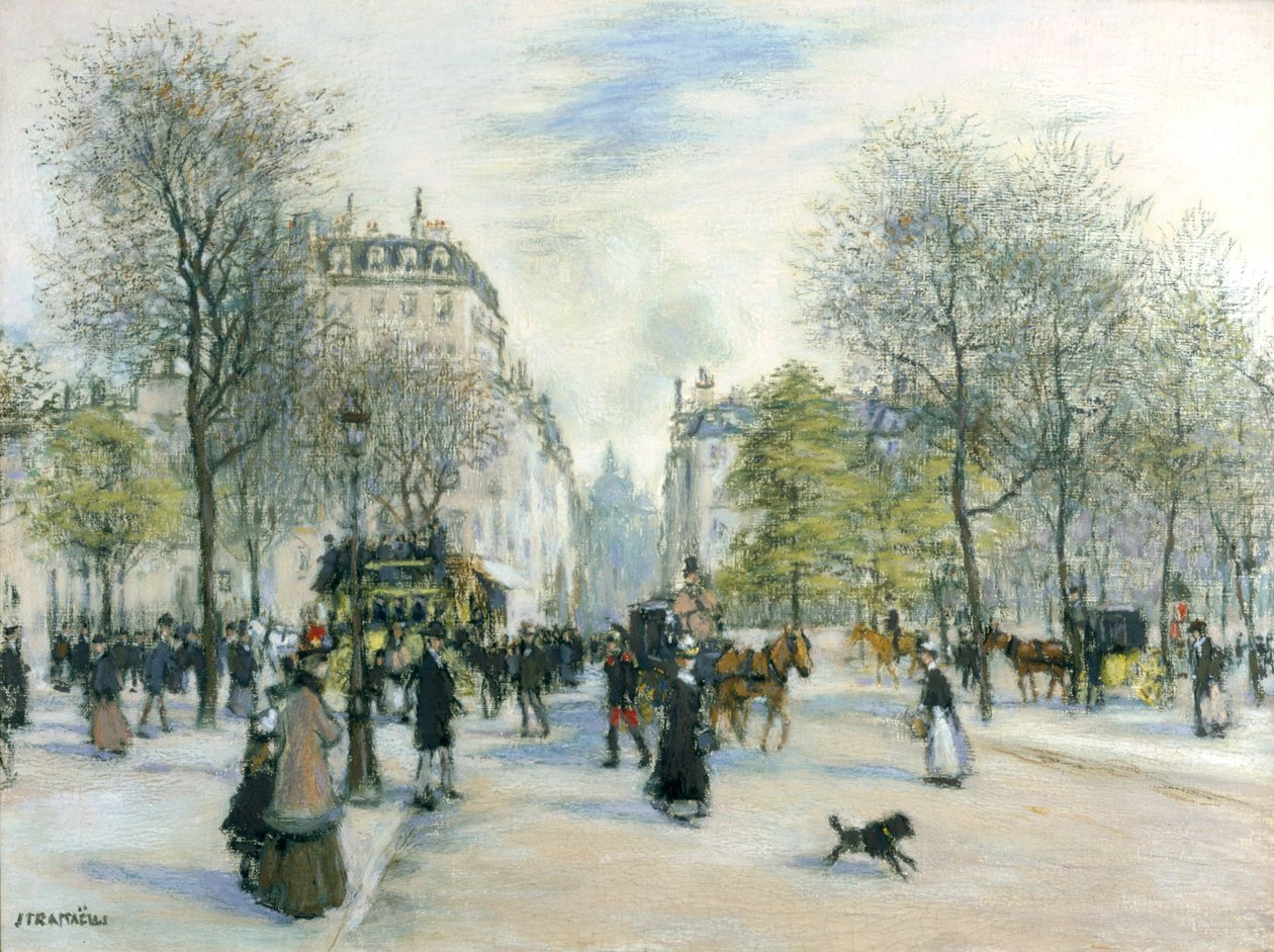 Pariisi, 1900 tekijältä Jean Francois Raffaelli
