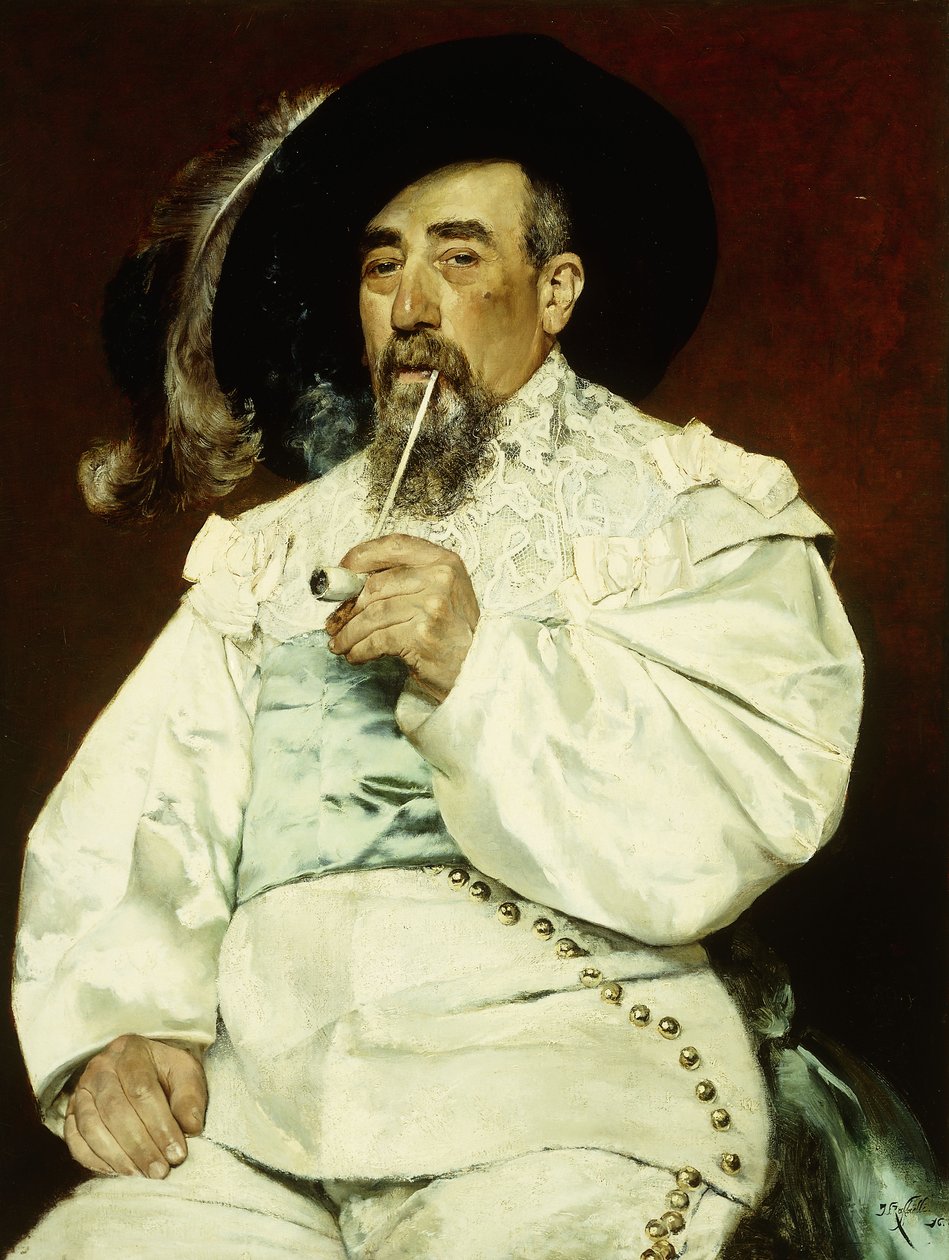 Gentlemanin muotokuva, 1876 tekijältä Jean Francois Raffaelli