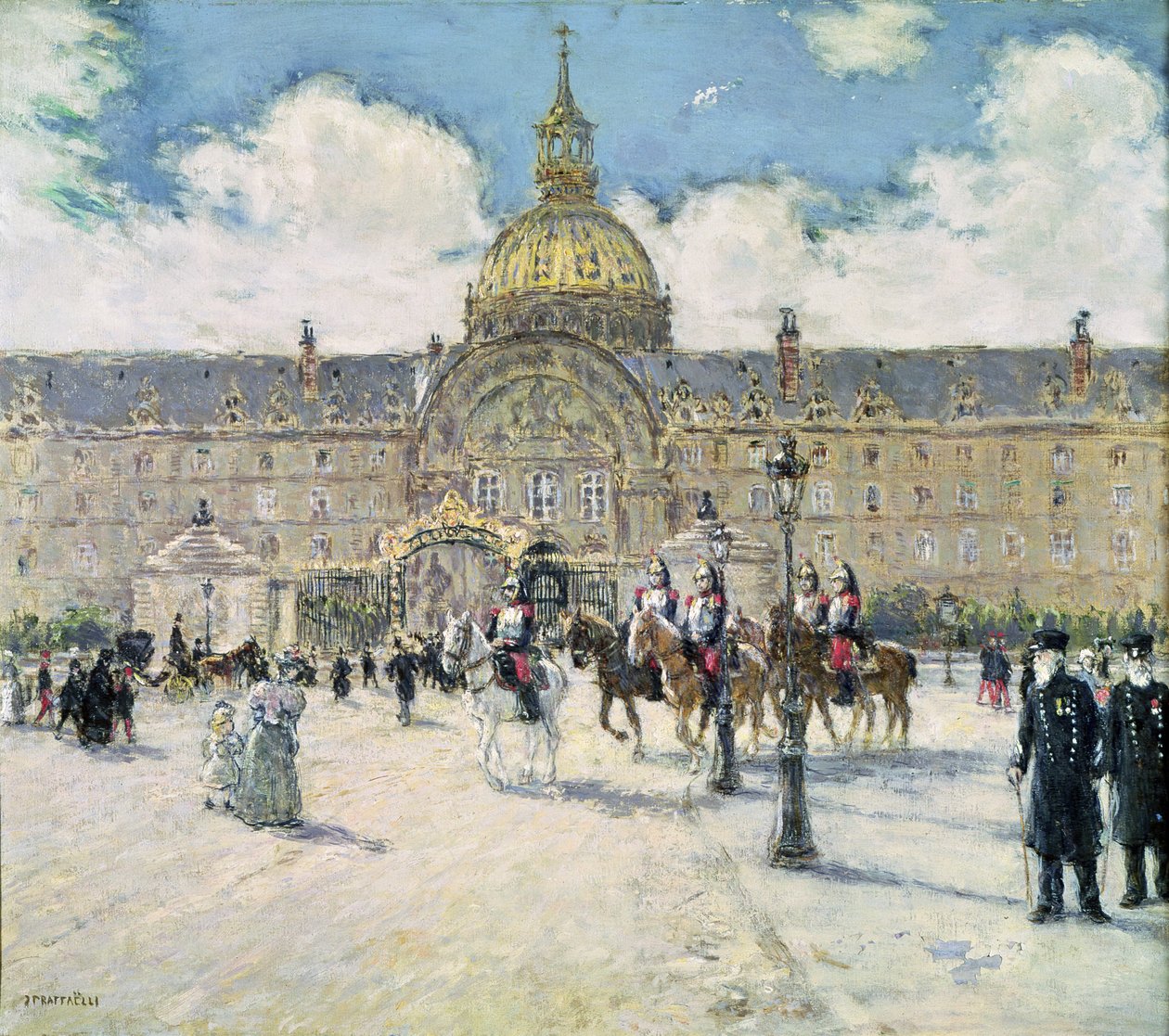 Hotel des Invalides tekijältä Jean Francois Raffaelli