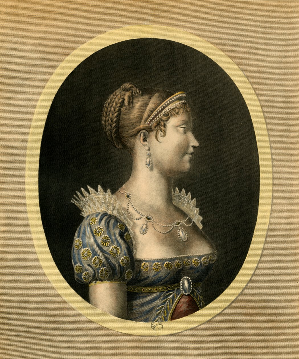 Marie Louise, Parman herttuatar, c1810, 1921. tekijältä Jean Francois Ribault