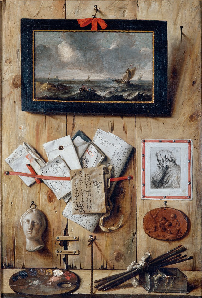 Artists Studion kulma tekijältä Jean Francois de Le Motte
