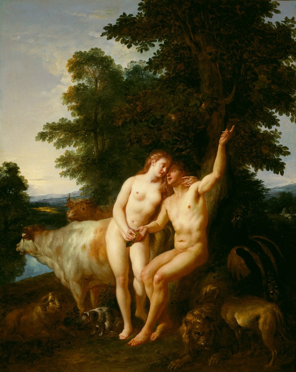 Aatami ja Eeva tekijältä Jean François de Troy
