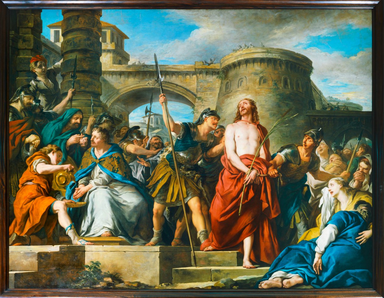 Le Christ devant Pilate - Kristus Pilatuksen edessä ... tekijältä Jean François de Troy