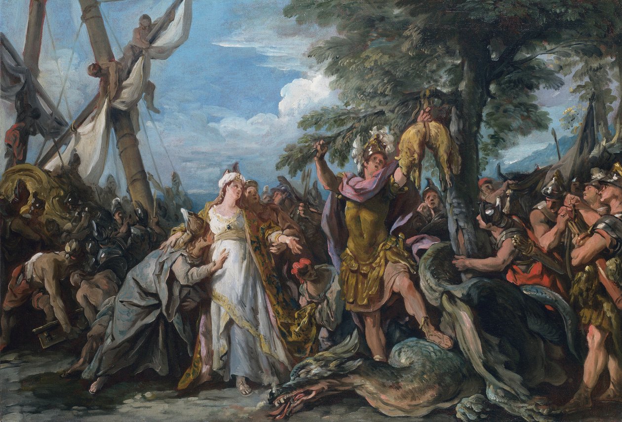 Kultaisen taljan sieppaus tekijältä Jean François de Troy