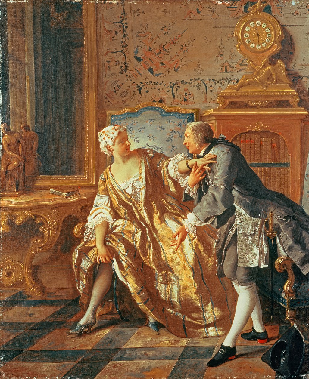 Sukkanauha (öljy kankaalle) tekijältä Jean François de Troy