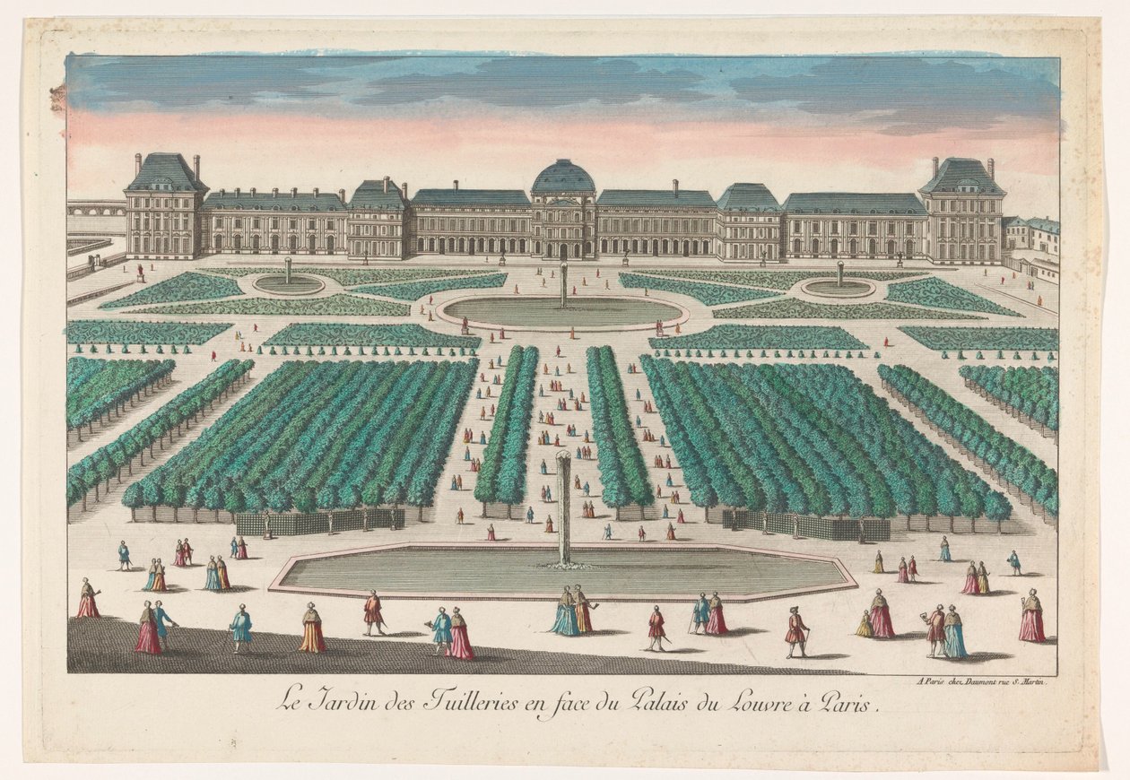 Näkymä Jardin des Tuileries
