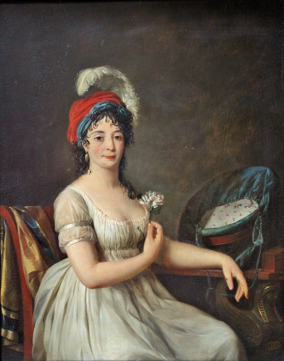 Marie-Rose Aimée Tassin de Villiers (1793-1865), Tassin de Moncourtin vaimo. tekijältä Jean Francois Garneray
