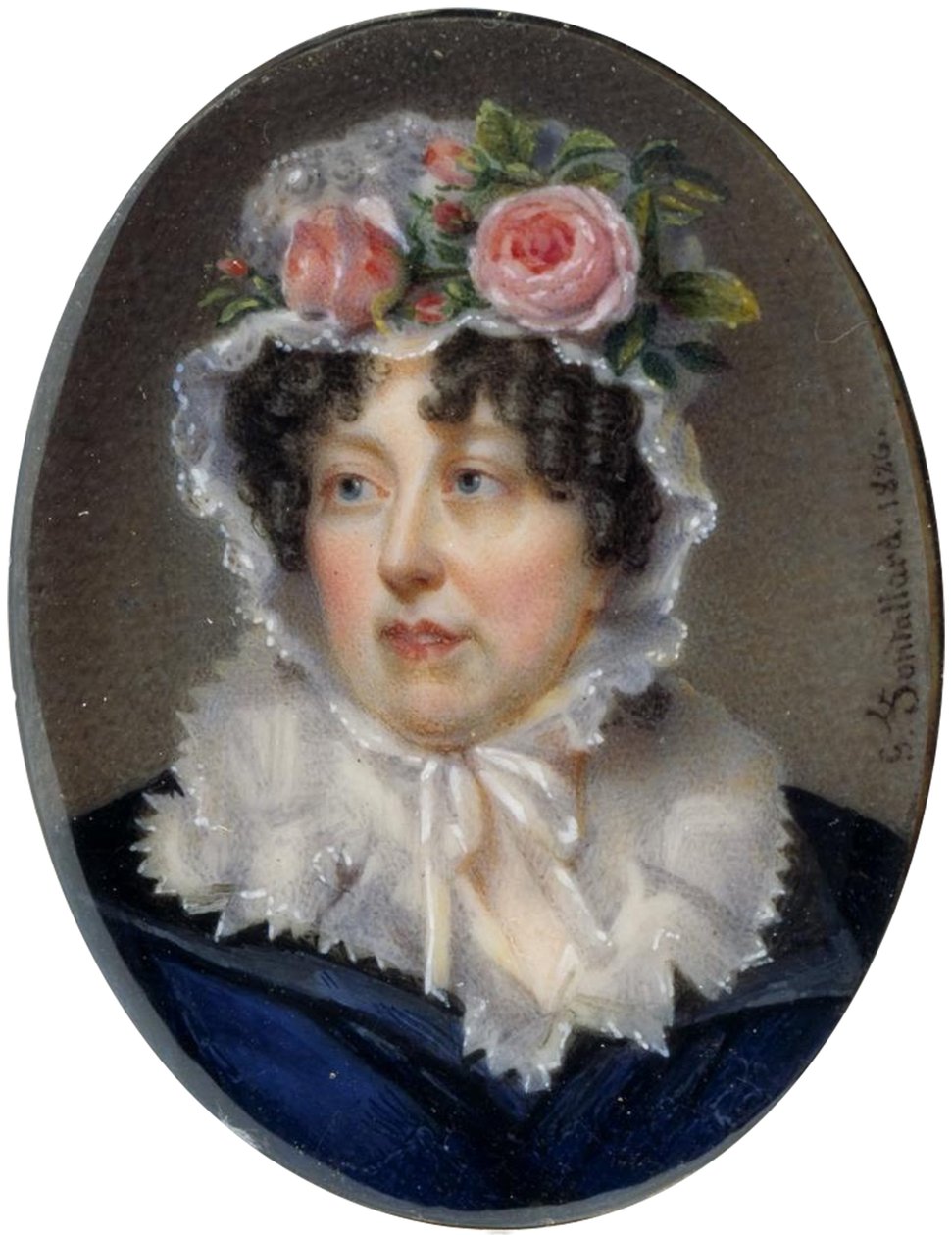 Rannekoru Lady Susan Murrayn muotokuvalla varustettuna tekijältä Jean François Gérard Fontallard