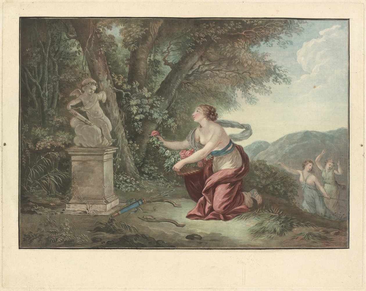 Tarjoaa rakkautta tekijältä Jean François Janinet after Jean Jacques Lagrenée II