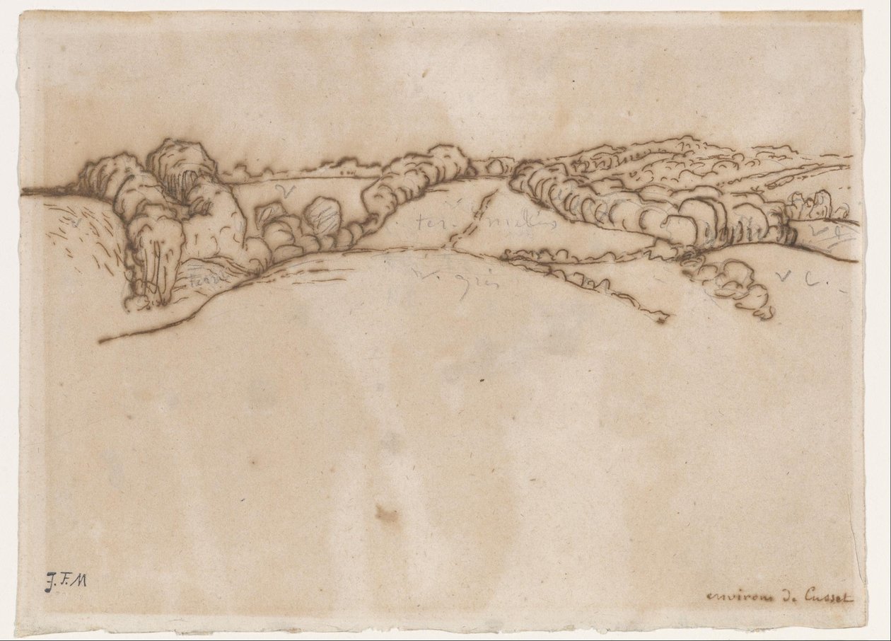 Cussetin ympärillä tekijältä Jean Francois Millet
