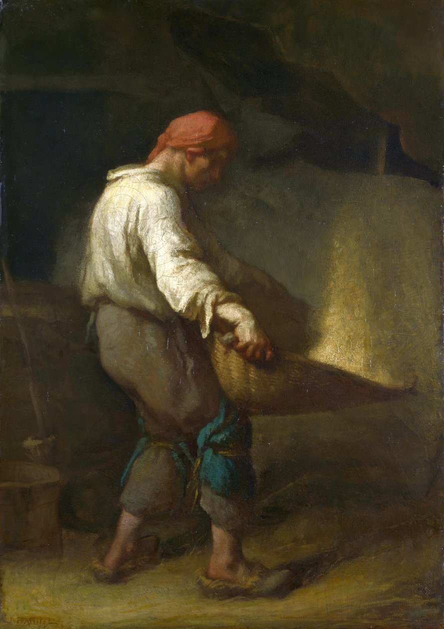 The Winnower (Lontoo) tekijältä Jean Francois Millet