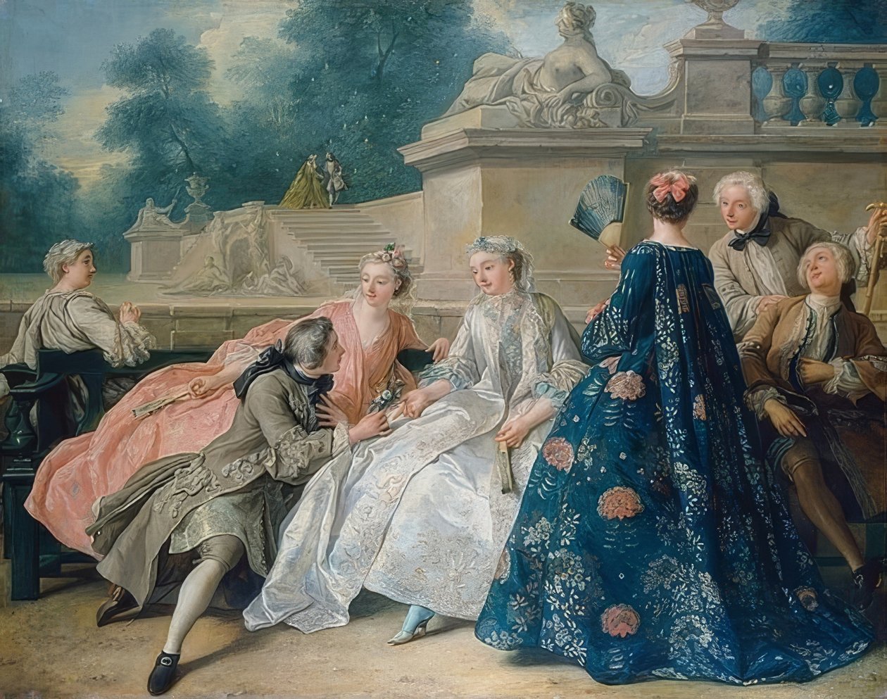 Rakkauden julistus. 1731 tekijältä Jean François de Troy