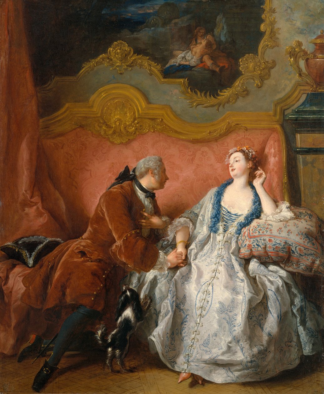 Rakkauden julistus, n. 1724. tekijältä Jean François de Troy