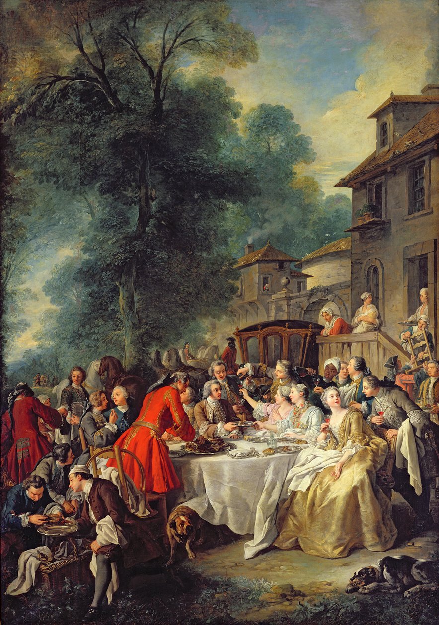 Metsästyslounas, 1737 tekijältä Jean François de Troy