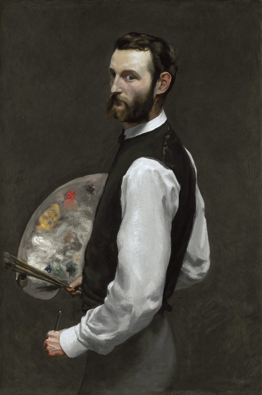 Omakuva, 1865-66 tekijältä Jean Frederic Bazille