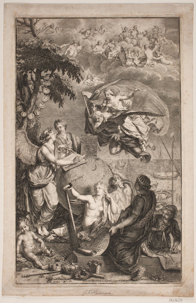 Allegoria merenkulusta tekijältä Jean Frederic Herman